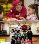 장미빛 연인들 촬영장 훈훈, 피자마루 제작지원