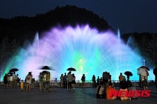 정읍 내장산 워터파크 음악분수 내달 가동