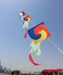 카타르 한국전통 연 날리기, -삼태극 창작줄연