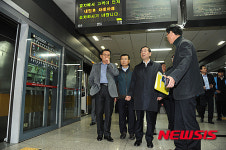 박원순 시장, 가양역 현장점검