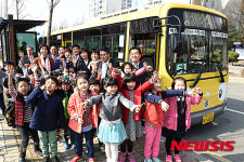 수원시, 꼬마버스 타요 테마버스 시승식 개최