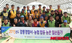 강릉경찰-농협 합동 일손돕기 봉사