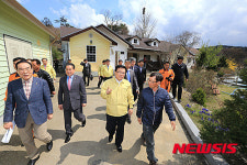 이동필 장관, 분저실 농촌체험휴양마을 방문