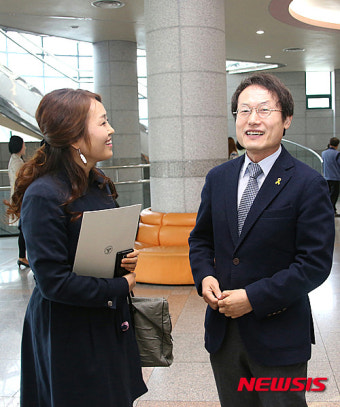 학교운영위원과 대화하는 조희연 교육감