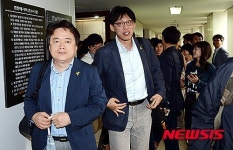 승리한 MBC 노동조합 해고노동자들