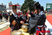 선농제 봉행하는 유덕열 구청장