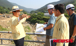 차정섭 함안군수, 재해위험지구 현장 점검