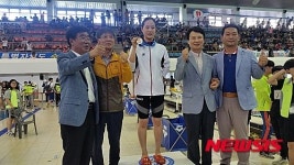 천안백석중 이현지 학생, 전국소년체전 2관왕