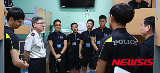 김치원 경북청장, 메르스 예방 위해 315전경대 방문