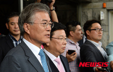 대전고등법원 찾은 문재인 대표