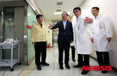 인제대 상계백병원  찾은 박원순 시장