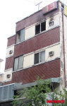 화재 발생한 청주 도심 모텔