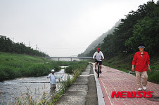 영동천, 생활체육공간 자리매김…주민사랑 듬뿍
