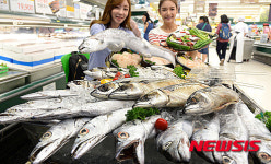 왕수산물 맛보세요