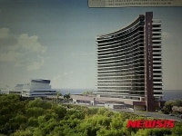 통영시 도남관광지내 신축 20층 호텔, 윤곽 드러내다