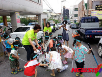 [광주U대회]고사리손으로 바라는 U대회 성공