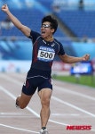 [광주U대회]김국영, 한국 신기록으로 100m 결승 진출
