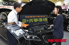 2015 서울오토살롱, GDI 엔진에 LPG