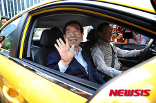 택시협동조합 출범식 참석한 박원순 시장