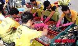 이마트 부산 7개점, 폭염 속 무료급식 봉사