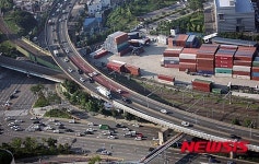 부산 동서고가로 진양램프 본격 통행제한