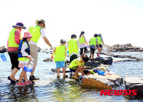 주전바다서 해양생태 체험