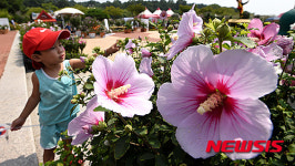 나라꽃 무궁화 큰잔치, 무궁화를 바라보는 어린이