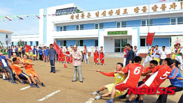北 청년절, 사동구역 장천남새전문협동농장에서