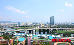 응봉교 왕복 4차선 우선 개통