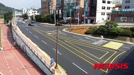 진주 교통사고 빈발 포시즌 앞 교차로 정비