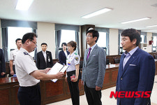 정해룡 강원청장 홍천경찰서 방문
