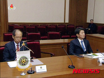 정몽규 회장, 평양서 열린 동아시아축구연맹 집행위원회 참석