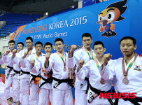 세계군인체육대회, 한국 男유도 동메달 개인전은 금메달!