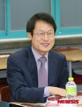가산중학교 방문한 조희연