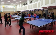 종로구, 교남동주민센터에 탁구 전용구장 개관