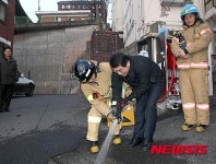양기대 광명시장, 새해 첫 업무로 위험시설물 점검