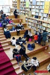 연이은 한파에도 붐비는 서울도서관