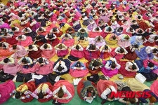 동명여자고등학교 한복 졸업식