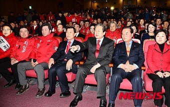 새누리당 예비후보자 워크숍에 참석한 김무성 대표