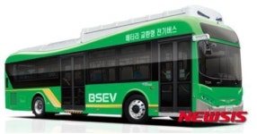 함양에서 생산된 친환경 전기버스 제주도 간다