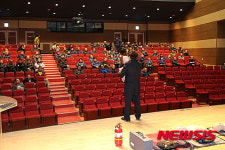 홍천소방, 민방위 대장 소방안전교육