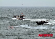 군산 앞바다 지진·해일 대응훈련