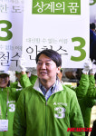 문화의 거리에서 노원병 안철수 후보