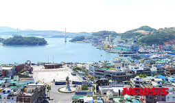 종고산에서 바라본 여수 구항