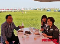 군산꽁당보리축제 비빔밥 먹어요