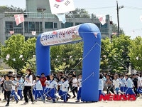 군산등초교 체육대회 입장