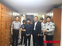 합천경찰서장, 원경고등학교 기숙사 야간방문