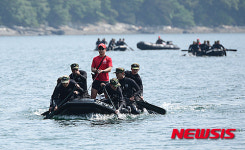 해군 해난구조대 해상 기동 훈련 체험