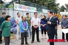 도마1동 주민센터현장 찾은 장종태 구청장