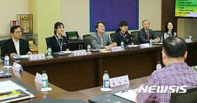 수락고등학교서 간담회하는 조희연 교육감